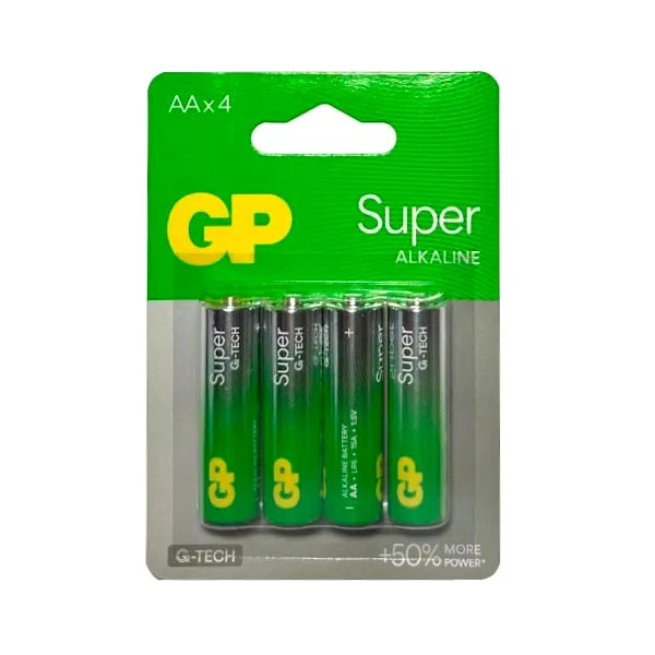 Pilas GP Super Alkaline AA (4pcs)