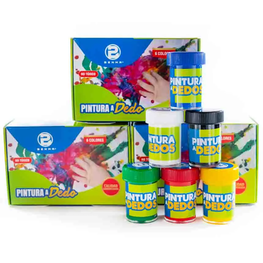 Pintura al dedo BENMA de 6 colores