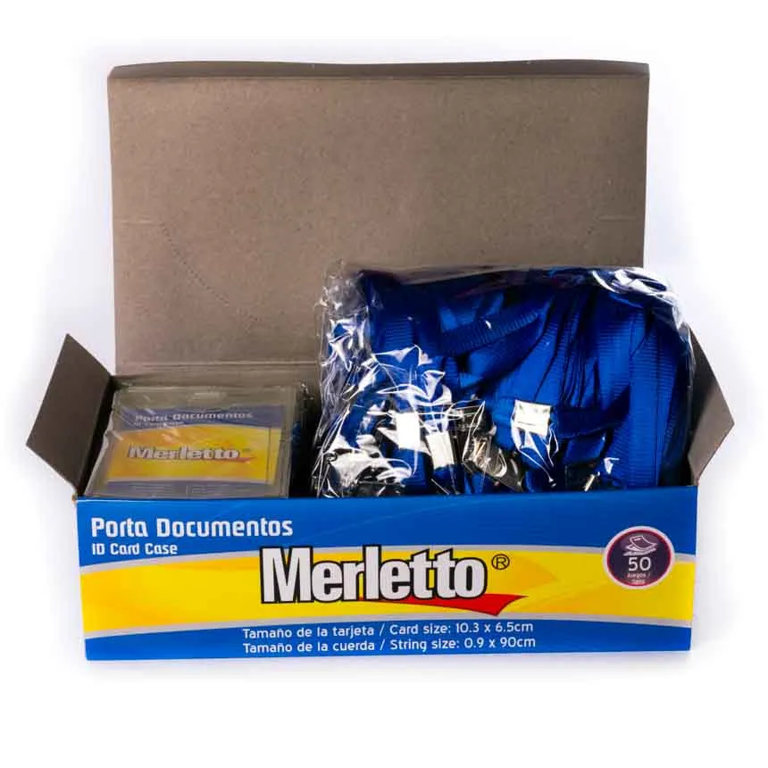 Porta credencial grande Merletto Vertical 7x10.5cm 50PCS