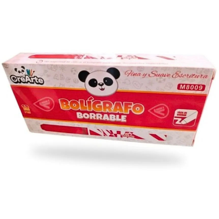 Boligrafo Borrable CreArte M8009 12pcs