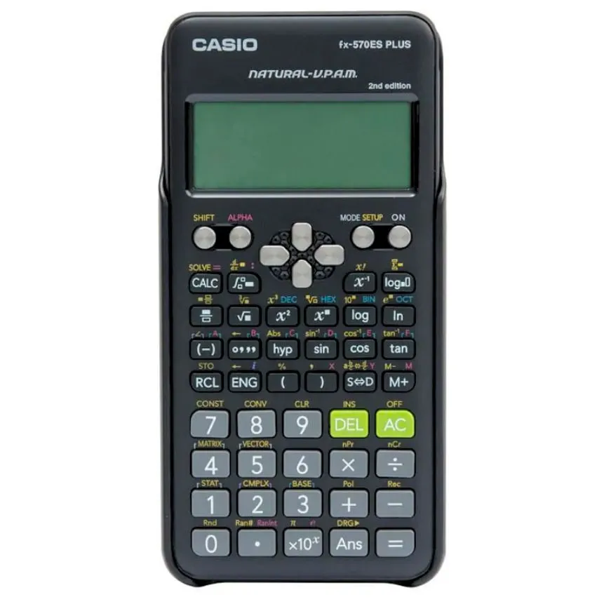 Calculadora Cientifica CASIO FX-570ES PLUS 417 funciones + pila AAA