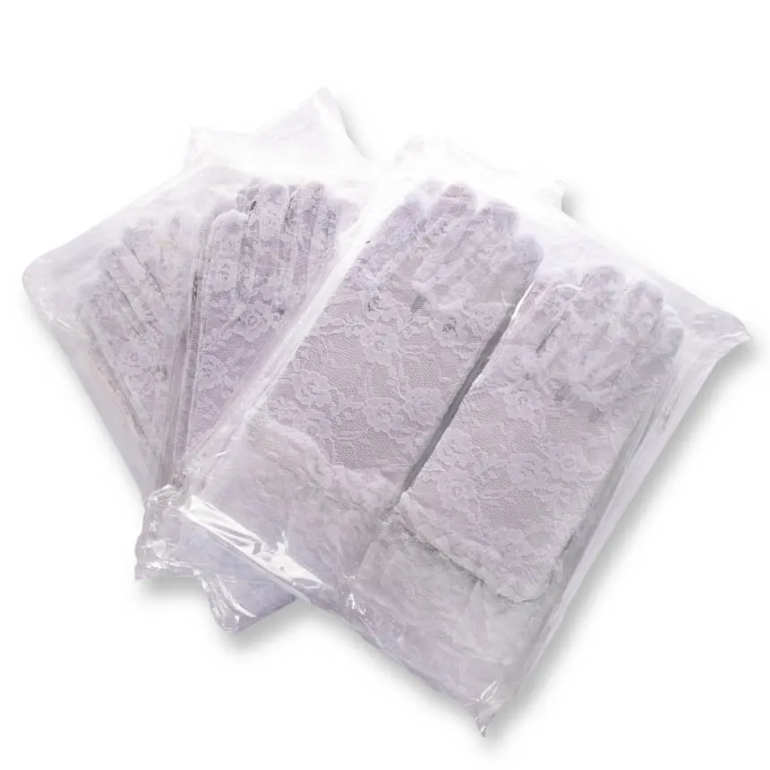 Guantes Blanco semitranslucido para Damas 12u