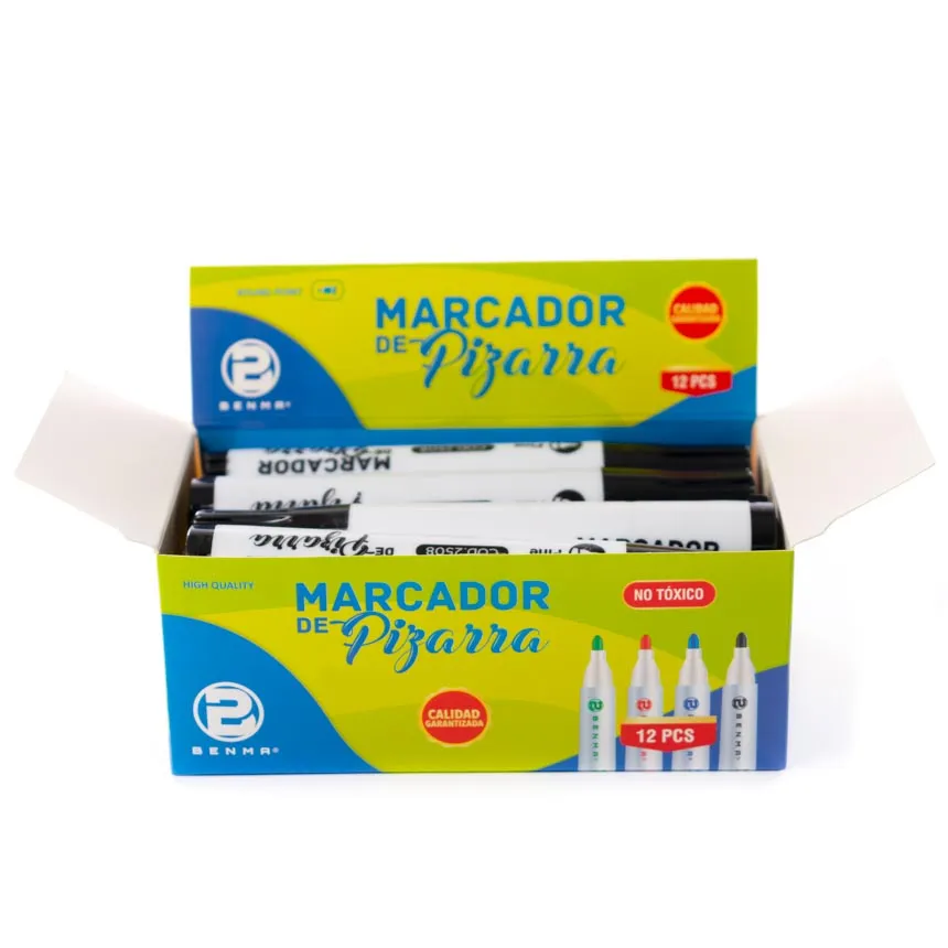 Marcador Acrilico para Pizarra Benma 12u