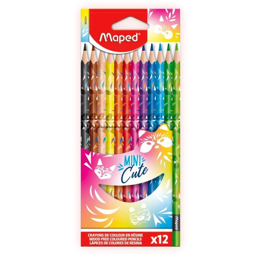 Color largo MINI CUTE Maped 12 colores