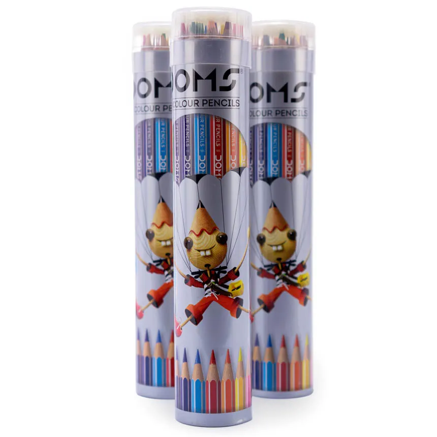 Color largo hexagonal frasco metalico 3.3mm DOMS 14 colores