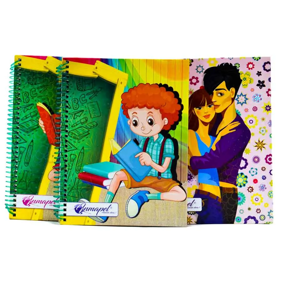 Cuaderno anillado artesanal Medio Oficio 100h 10
