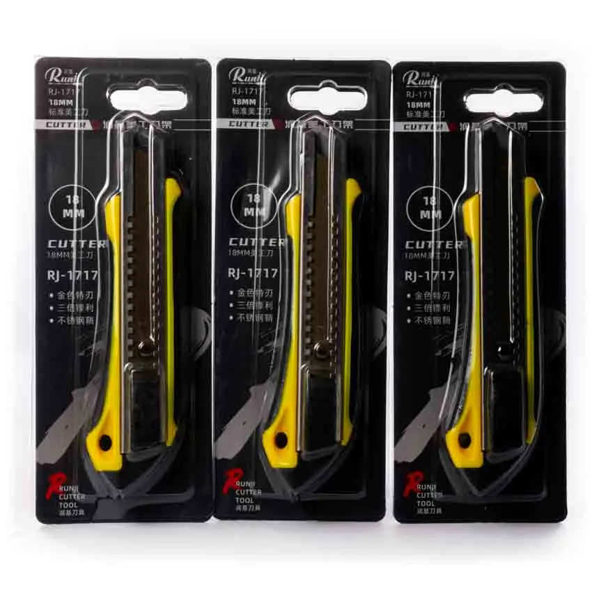 Estilete individual de 18mm Runji