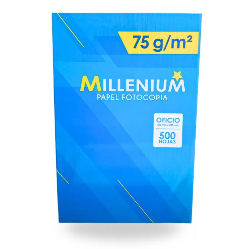 Hojas bon Millenium Oficio 75gr 500h