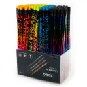 Lapiz negro multicolor LP2001 Alkala exhibidor de 144pcs