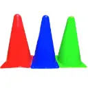 Conos deportivos plastico, base 14cm y altura 25cm