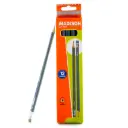 Lapiz Negro Madison HB Tri con GOMA