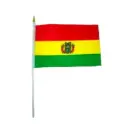 Banderita mango plastico tricolor MEDIANO 21x30cm